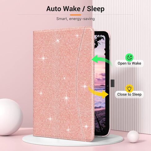MoKo for iPad 10th Generation Case iPad 10.9 Inch Case 2022 with Pencil Holder, Multi-Angle Viewing iPad Case 10th Generation with Soft TPU Back Hand Strap for iPad 10th Gen 2022, Marble Purple in Kuwait