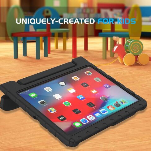 BMOUO 2022 iPad Air 5th Generation (10.9 Inch) Kids Case, 2020 iPad Air 4th Generation Kids Case, iPad Air 5/4 Case, Shockproof Convertible Handle Stand Case for iPad Air 5th/4th Gen 10.9 inch, Black in Kuwait