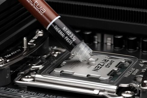 Noctua NT-H2 3.5g AM5 Edition، مركب حراري بدرجة احترافية مع واقي معجون حراري لوحدات المعالجة المركزية AMD AM5 بما في ذلك. 3 مناديل تنظيف (3.5 جرام) in Saudi Arabia