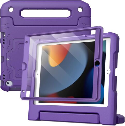 JETech Kids Case for iPad 9th/8th/7th Gen 10.2", Plum in Kuwait