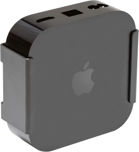 HIDEit Mounts Apple TV 4K 3rd Gen Wall Mount | Compatible with 2022 Latest Generation, Behind TV & VESA Mount Holder Bracket | Easy Install | Designed for Proper Airflow & Signals | American Company in Kuwait