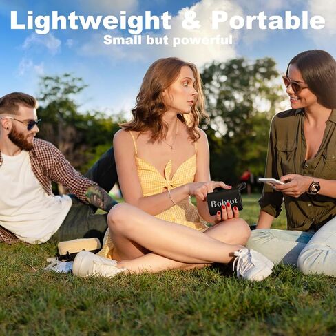 مكبر صوت بلوتوث بوبتوت مكبر صوت لاسلكي محمول - IPX7 مكبر صوت مقاوم للماء مع صوت ستيريو TWS بلوتوث 5.1 مكبر صوت محمول للمنزل والحفلات والشاطئ والخارج in Kuwait
