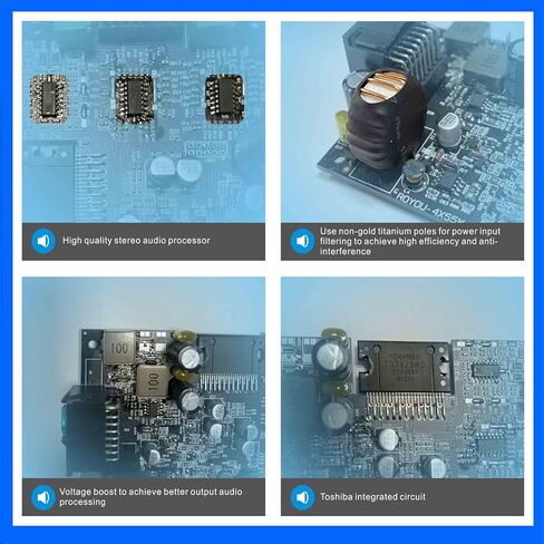 صندوق مضخم صوت دي اس بي بشاشة كبيرة مطورة بنظام اندرويد هاي فاي اندرويد دي اس بي، مكبر صوت ستيريو للسيارة 4 × 47 واط، ترقية صوت عالية الطاقة لراديو اندرويد مضخم صوت سوبر باس in Kuwait