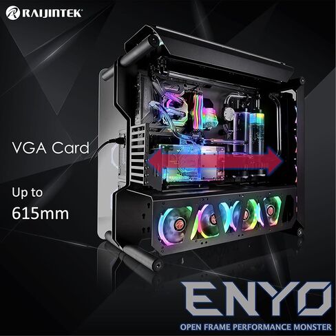 جراب من الزجاج المقوى من Raijintek Enyo هيكل مفتوح in Kuwait