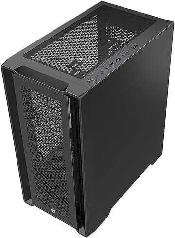 حافظة كمبيوتر العاب بي ماستيج مايكرو ايه تي اكس من بي جيرز مع نظام تدفق هواء ضخم من الزجاج المقسى بجانب الباب الدوار ومنفذ USB نوع C ومنفذ USB 3.0 × 2 (تباع المراوح بشكل منفصل) in Kuwait