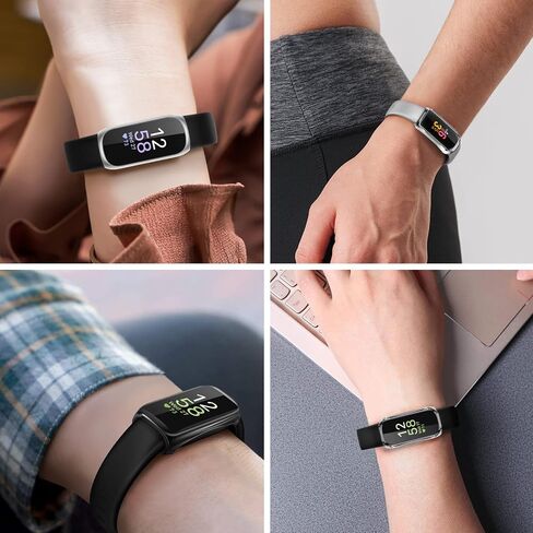 FINTIE 3 Pack Case Compatible with Fitbit Inspire 3 2 HR, Flexible Soft Full-Around watch Screen Protector TPU Case Cover Bumper Shell, Clear in Kuwait