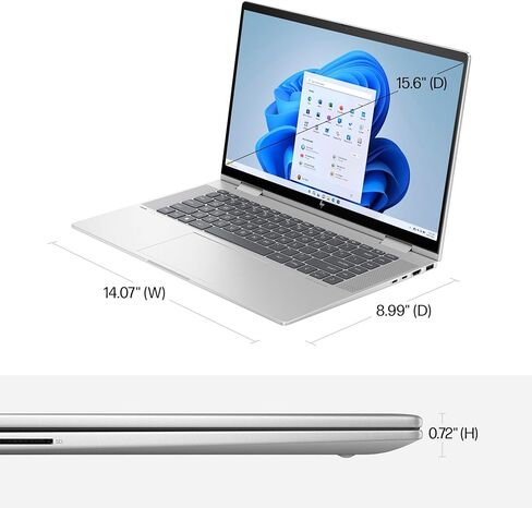HP - Envy 2-in-1 15.6" Full HD Touch-Screen Laptop - Intel Core i7-16GB Memory - 512GB SSD - Natural Silver (Renewed) in Saudi Arabia