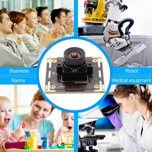 5Megapixel 2592X1944 Webcamera High Difinition Webcam with Aptina MI5100 CMOS Sensor 100 Degree No Distortion Lens USB Camera with Aluminum Mini Case Plug and Play Perfect for Industrial or Innovation in Kuwait