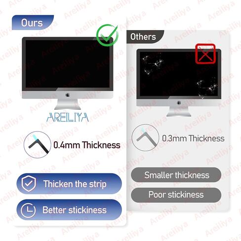 ملصق شريط لاصق للوحة LCD بديلة من Areiliya + مجموعة أدوات عجلة القطع المفتوحة لجهاز iMac 27 بوصة A1419 مجموعة شريط لاصق للعرض (أواخر 2012-منتصف 2017) in Kuwait