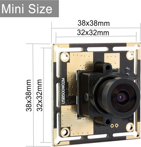 ELP USB مع كاميرا 2.1 مم زاوية واسعة Mjpeg 5 ميجابكسل HD كاميرا كمبيوتر USB لرؤية الآلة الصناعية OV5640 Mini UVC USB2.0 كاميرا Lightburn، كابل 3.3 قدم/1 متر للكمبيوتر المحمول Jetson Nano in Kuwait