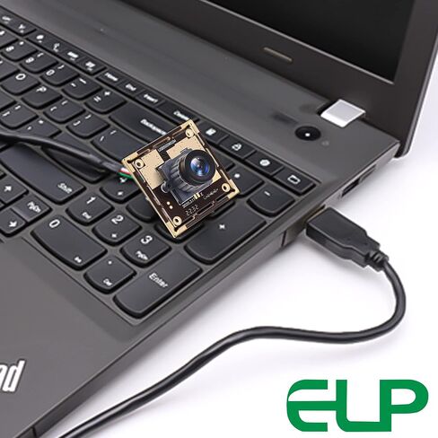 ELP USB مع كاميرا 2.1 مم زاوية واسعة Mjpeg 5 ميجابكسل HD كاميرا كمبيوتر USB لرؤية الآلة الصناعية OV5640 Mini UVC USB2.0 كاميرا Lightburn، كابل 3.3 قدم/1 متر للكمبيوتر المحمول Jetson Nano in Kuwait