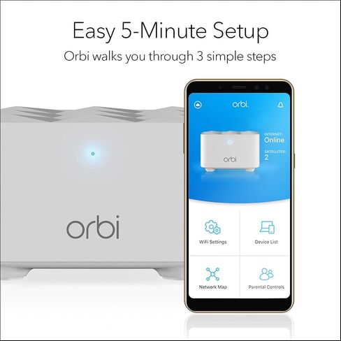 Netgear RBK13-100NAR Orbi RBK13 AC1200 Whole Home Mesh WiFi System Router (Renewed) in Saudi Arabia