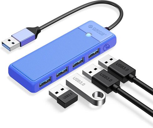 ORICO USB C to USB Adapter 4 Port USB C Hub with 1 * 100W Power Delivery 1* USB C 3.0 Data Port 2* USB 3.0 Data Ports, USB C Splitter for MacBook Pro, MacBook Air, iPad Pro, XPS, and More in Kuwait