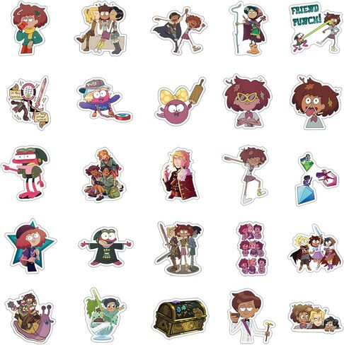 مجموعة 64 قطعة من ملصقات الرسوم المتحركة البرمائية، ملصقات مقاومة للماء من الفينيل لبرنامج تلفزيوني أمريكي كرتوني لزجاجة المياه، والكمبيوتر المحمول، والهاتف، ولوح التزلج، ودفتر القصاصات، وهدايا غوتير للأطفال والمراهقين والبالغين لمستلزمات الحفلات... in Kuwait
