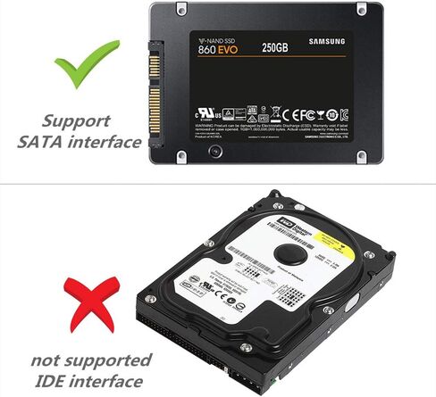 وحدة تحويل طاقة القرص الصلب لـ 2.5 بوصة / 3.5 بوصة SATA HDD/SSD ، وحدة تحكم مستقل بالطاقة في 4 اتجاهات مع حماية جهاز التلفزيون in Kuwait