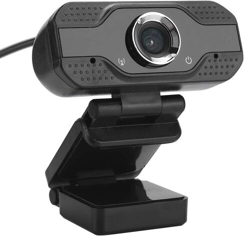 كاميرا ويب عالية الدقة 1080 بكسل مع ميكروفون 30 إطارًا في الثانية كاميرا كمبيوتر USB كاميرا ويب للكمبيوتر المحمول أو كاميرا ويب لسطح المكتب لعقد مؤتمرات الفيديو والتسجيل والبث، وميكروفون مدمج، والتوصيل والتشغيل in Kuwait