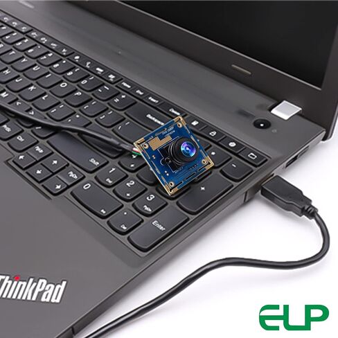 ELP 1mp HD Fisheye USB Camera Module with 170degree Wide Angle Lens for Computer 720P Mini USB2.0 UVC Video Embedded Webcam Board 1/4" OV9712 PC Camera for Laptop, Raspberry Pi, Jetson Nano in Saudi Arabia