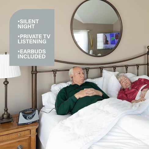 SEREONIC PRO Soundbox: مكبرات صوت تلفزيون لاسلكية عالية الجودة للتلفزيون الذكي، مكبر صوت تلفزيون مثالي، مكبرات صوت لاسلكية رئيسية للتلفزيون، مكبرات صوت معززة لصوت التلفزيون لضعف السمع (كلاسيكي) in Kuwait