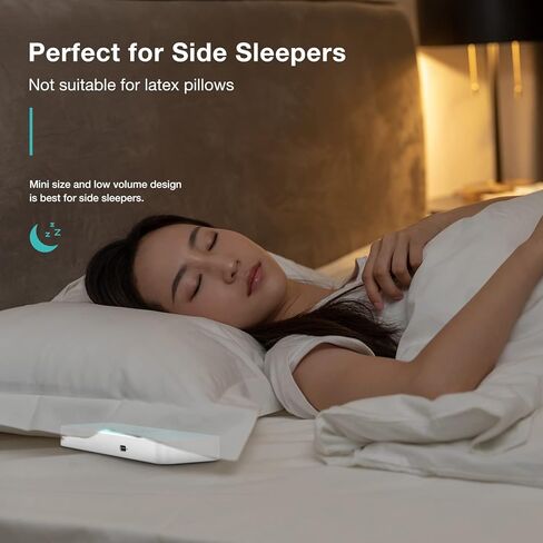 Bone Conduction Bluetooth Pillow Speaker for Sleeping, Portable Sleep Bar Pillow Speaker Perfect for Side Sleepers, Sleep Speaker with Stereo Bass-30/60-Min Timer, Volume Control, Privacy & Meditation in Kuwait