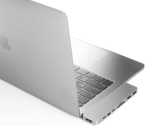 محول HyperDrive Mac USB C Hub، Sanho USB Type C متعدد المنافذ Hub MacBook Pro 2020 2019 2018-2016، MacBook Air 8 في 2 دونغل مع USB-C 100W PD، 4K HDMI، MiniDP، قارئ بطاقة microSD/SD، 2xUSB أ- الفضة in Kuwait