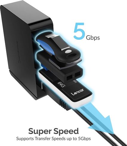SABRENT 16 Port USB 3.0 Data HUB and Charger with Individual switches [90 Watts] (HB PU16) in Kuwait