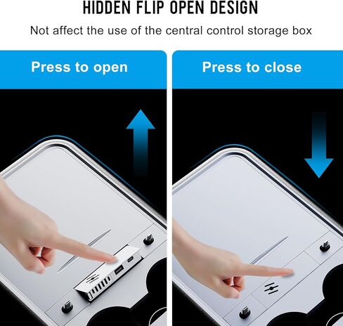 قاعدة شحن متوافقة مع موزع USB من تيسلا مع كيبلات شحن قابلة للسحب والعلاج العطري ووحدة التحكم المركزية لسيارة تسلا موديل 3/Y 2021 2022 2023 in Kuwait