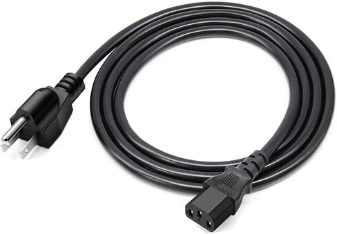6FT 18 AWG Power Cable NEMA 5-15P to IEC320C13 Compatible with Computer in Saudi Arabia