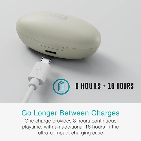 سماعات أذن MEE audio Pebbles True اللاسلكية - بلوتوث 5.3 سماعات رأس خفيفة الوزن داخل الأذن مع ميكروفون سماعة رأس وتقليل ضوضاء المكالمات للصالة الرياضية/التمارين/الرياضة والألعاب، ذهبي وردي in Kuwait