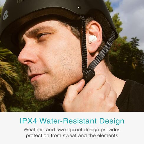 سماعات أذن MEE audio Pebbles True اللاسلكية - بلوتوث 5.3 سماعات رأس خفيفة الوزن داخل الأذن مع ميكروفون سماعة رأس وتقليل ضوضاء المكالمات للصالة الرياضية/التمارين/الرياضة والألعاب، ذهبي وردي in Kuwait