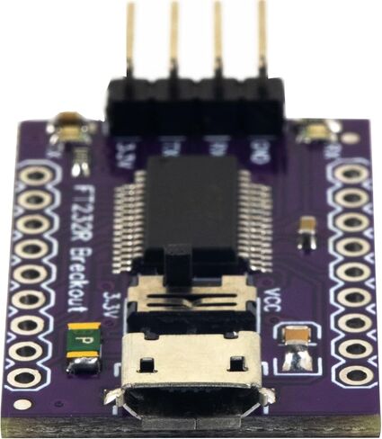 risingsaplings FT232RL Micro USB to TTL Serial Converter Adapter Module 3.3V FT232 Breakout Board in Saudi Arabia