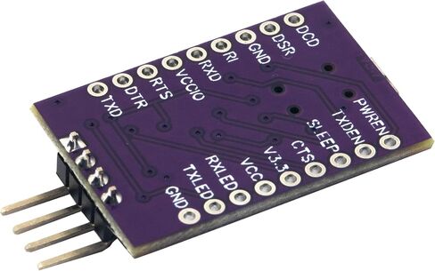 risingsaplings FT232RL Micro USB to TTL Serial Converter Adapter Module 3.3V FT232 Breakout Board in Saudi Arabia