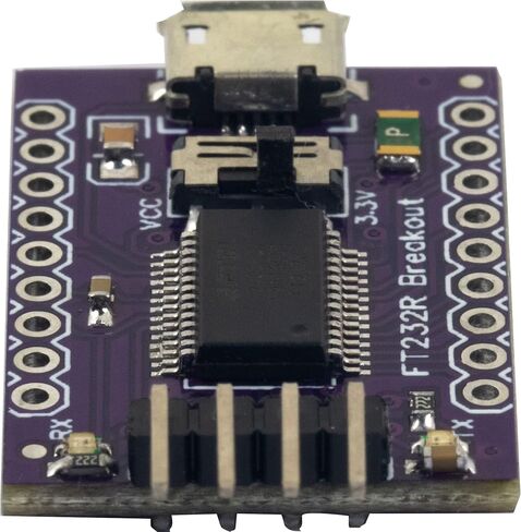 risingsaplings FT232RL Micro USB to TTL Serial Converter Adapter Module 3.3V FT232 Breakout Board in Saudi Arabia