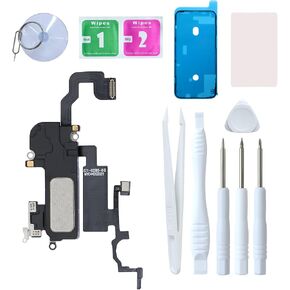 for iPhone X Earpiece Speaker Replacement & Earspeaker Ear Piece Proximity Light Sensor Flex Cable with Repair Tools Compatible with iPhone X 5.8 Inch in Kuwait