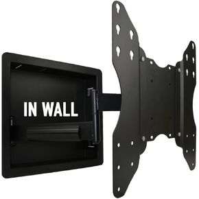 حامل تلفزيون يثبت على الحائط بحركة كاملة بدون خلوص لتلفزيونات LCD او LED او البلازما مقاس 32 الى 55 بوصة - يمتد 19 بوصة in Kuwait