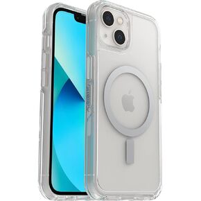OtterBox Symmetry Case with MagSafe for iPhone 13 (NOT Mini/Pro/Pro Max) Non-Retail Packaging - Clear - Antimicrobial in Saudi Arabia