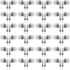 CN-Outlet Wholesale Bulk Earbuds Headphones Individually Bagged 100 Pack for iPhone, Android, MP3 Player White in Saudi Arabia