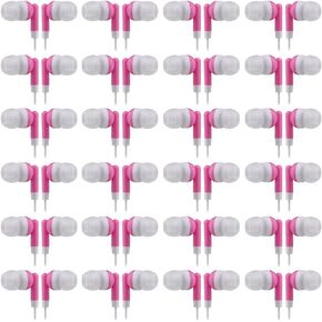 CN-Outlet Wholesale Bulk Earbuds Headphones Individually Bagged 100 Pack for iPhone, Android, MP3 Player White