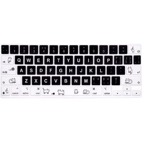 غطاء لوحة المفاتيح السحري من السيليكون WYGCH متوافق مع iPad Pro 12.9 بوصة لوحة المفاتيح السحرية (الجيل الرابع) موديل 2020 MXQU2LL/A، لملحقات حماية لوحة المفاتيح iPad Pro 12.9 - وردي متدرج