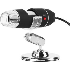 USB Microscope, 1000X Zoom 8 LED USB Microscope Digital Magnifier Endoscope Camera Video with Stand in Saudi Arabia