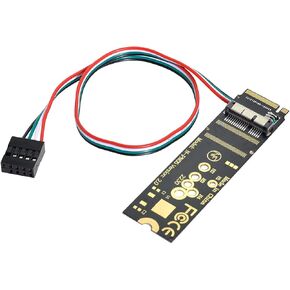 Cablecc NGFF A/E-Key WiFi Card to M.2 NGFF Key-M NVME SSD Adapter for AX200 6 5.1 in Saudi Arabia