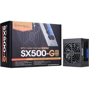 SilverStone Technology SX500-G 500W SFX Fully Modular 80 Plus Gold PSU with Improved 92mm Fan & Japanese Capacitors, SST-SX500-G in Kuwait