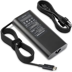 شاحن كمبيوتر محمول لـ Dell، محول طاقة شاحن كمبيوتر محمول USB C بقدرة 130 وات لجهاز Dell XPS 15 9500، 15 9510، 15 9575 2 في 1؛ ديل XPS 17 9700، 17 9710، مصدر طاقة Dell HA130PM170 مزود بسلك in Kuwait