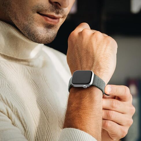 Lenrao 3 حزم حزام نايلون رياضي متوافق مع سوار ساعة Apple 45 مم 42 مم 44 مم 49 مم 38 مم 40 مم 41 مم، حزام ناعم مضفر للرجال والنساء متوافق مع iWatch band Series Ultra 2 SE 9 8 7 6 5 4 3 2 1 in Kuwait