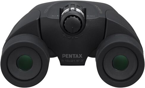Pentax UP 8-16x21 Black Binoculars (Black) Fully-Multi Coating Zoom Tripod Socket Provide in Kuwait