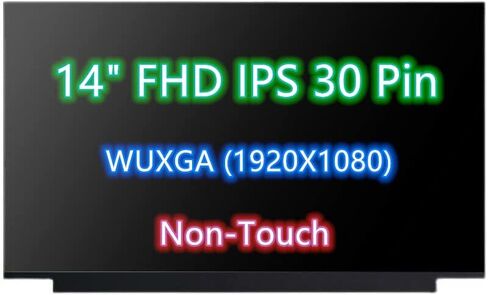 شاشة LCD FHD مقاس 14 انش بديلة بشاشة LED 30 دبوس لجهاز لينوفو ثينك باد اي 14 الجيل 1/2/3 (بدون لمس) in Kuwait