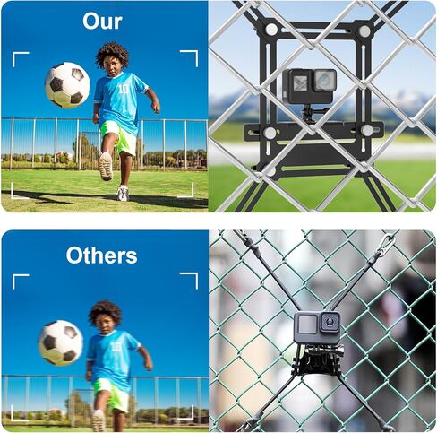 Fence Mount for GoPro, iPhone, Phones, Digital Action Camera, to a Chain Link Fence for Recording Baseball,Softball and Tennis Games in Kuwait