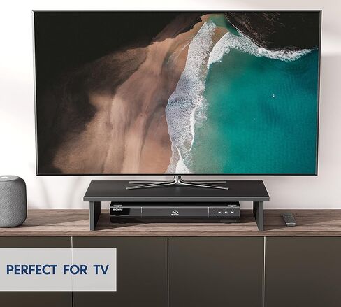 حامل FITUEYES لشاشات الكمبيوتر حامل حامل حامل حامل جهاز طابعات الرافع 4. حامل شاشة كمبيوتر مكتبي مرتفع بارتفاع 7 بوصات لجهاز Xbox One/المكون/شاشة مسطحة in Kuwait