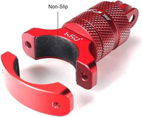 HSU Aluminum Bike Handlebar Mount for GoPro, 360°Rotary GoPro Bicycle Mount | Go pro bike mount for Hero 13/12/11/10/9/8/7, Osmo Action, AKASO Campark and Other Action Cameras (Blue) in Saudi Arabia