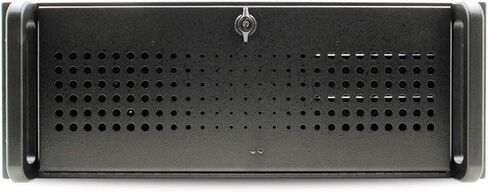 اي اي سي هيكل تثبيت على الرف RMC-4S، 4U مع مروحة، باب من الالومنيوم، لوحة خلفية بارتفاع كامل 7 فتحات، USB 3.0، W/O PSU، لون اسود in Kuwait