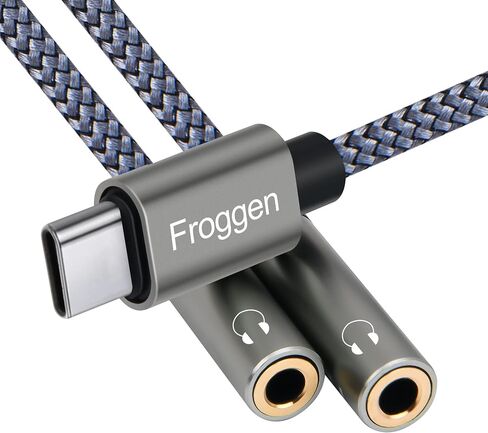 Froggen Lightning إلى 3.5 ملم 2 محول مقبس سماعة الرأس، متوافق مع iPhone in Kuwait